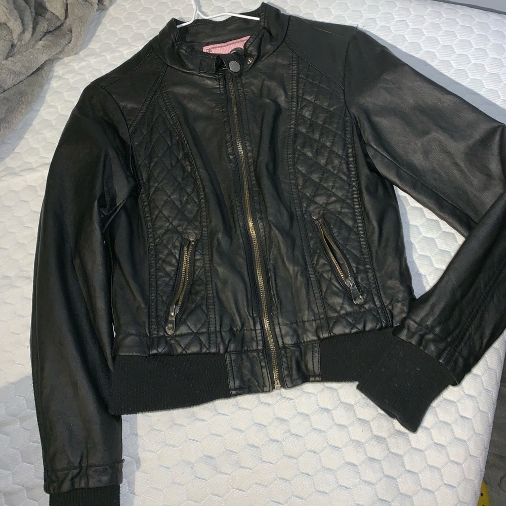 Faux Leather Jacket